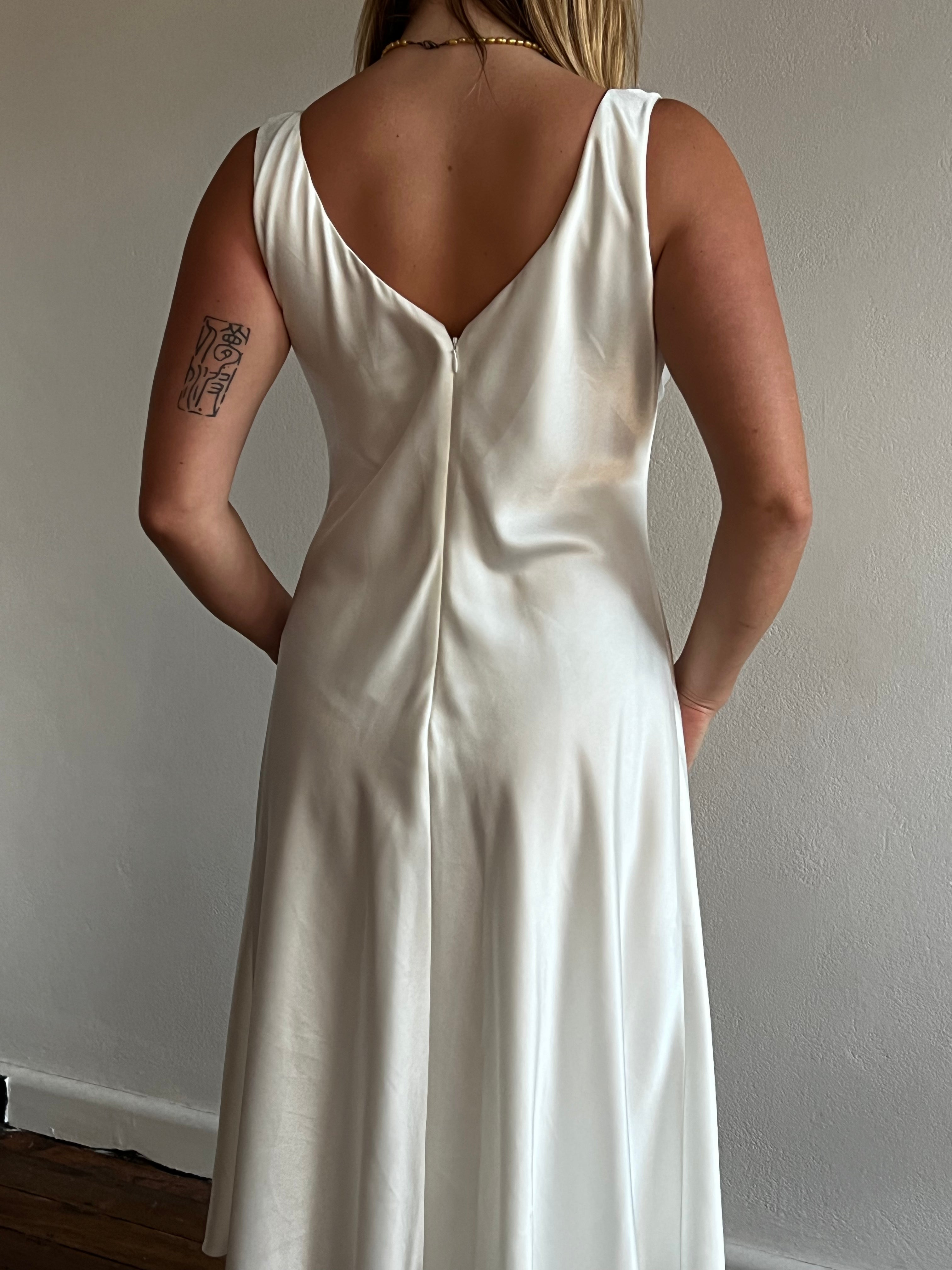 90s Simona Satin Empress Slip