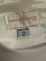 90s Jessica McClintock Satin Princess Dress