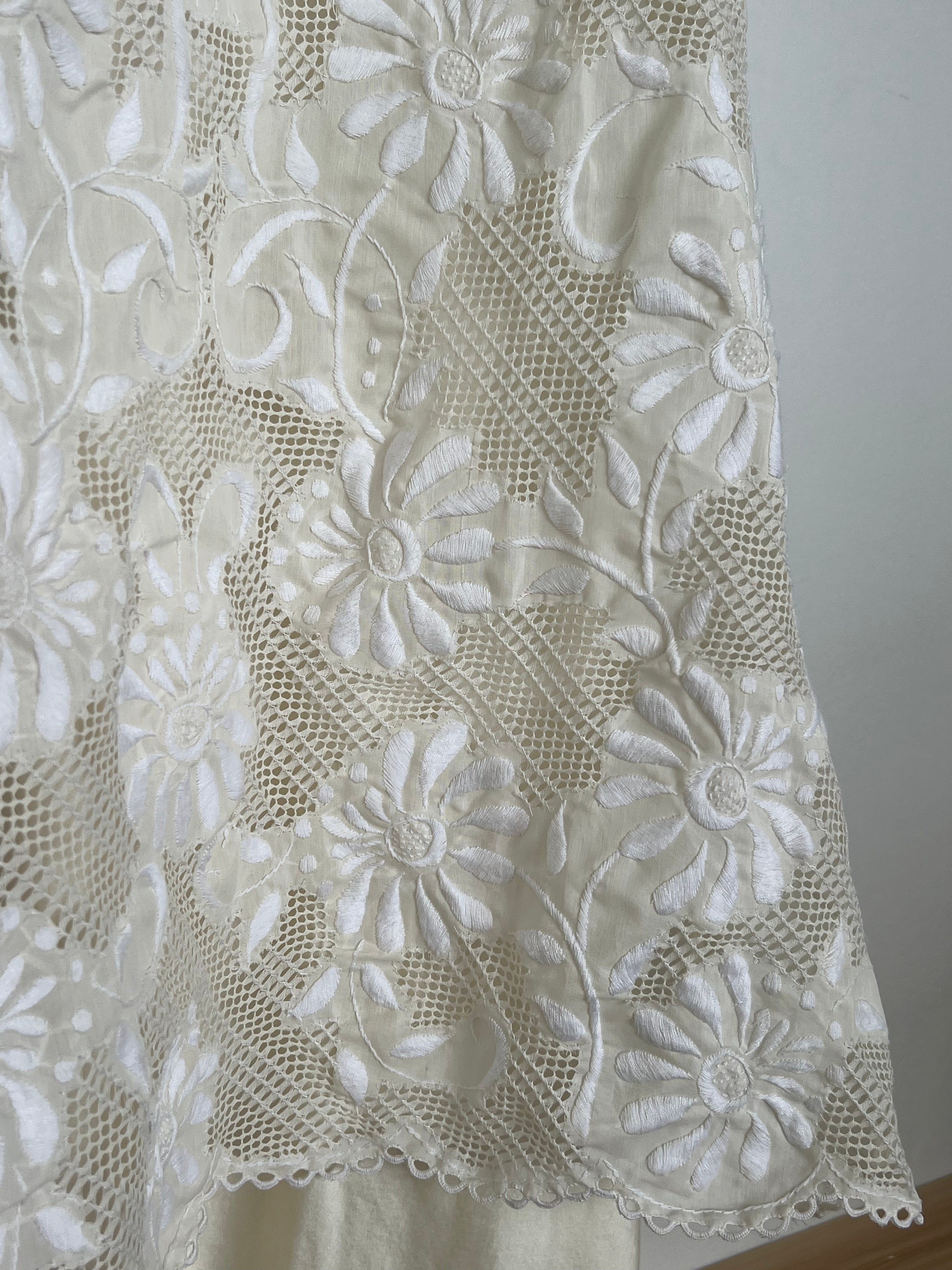 1970s Mexican Embroidered Dress