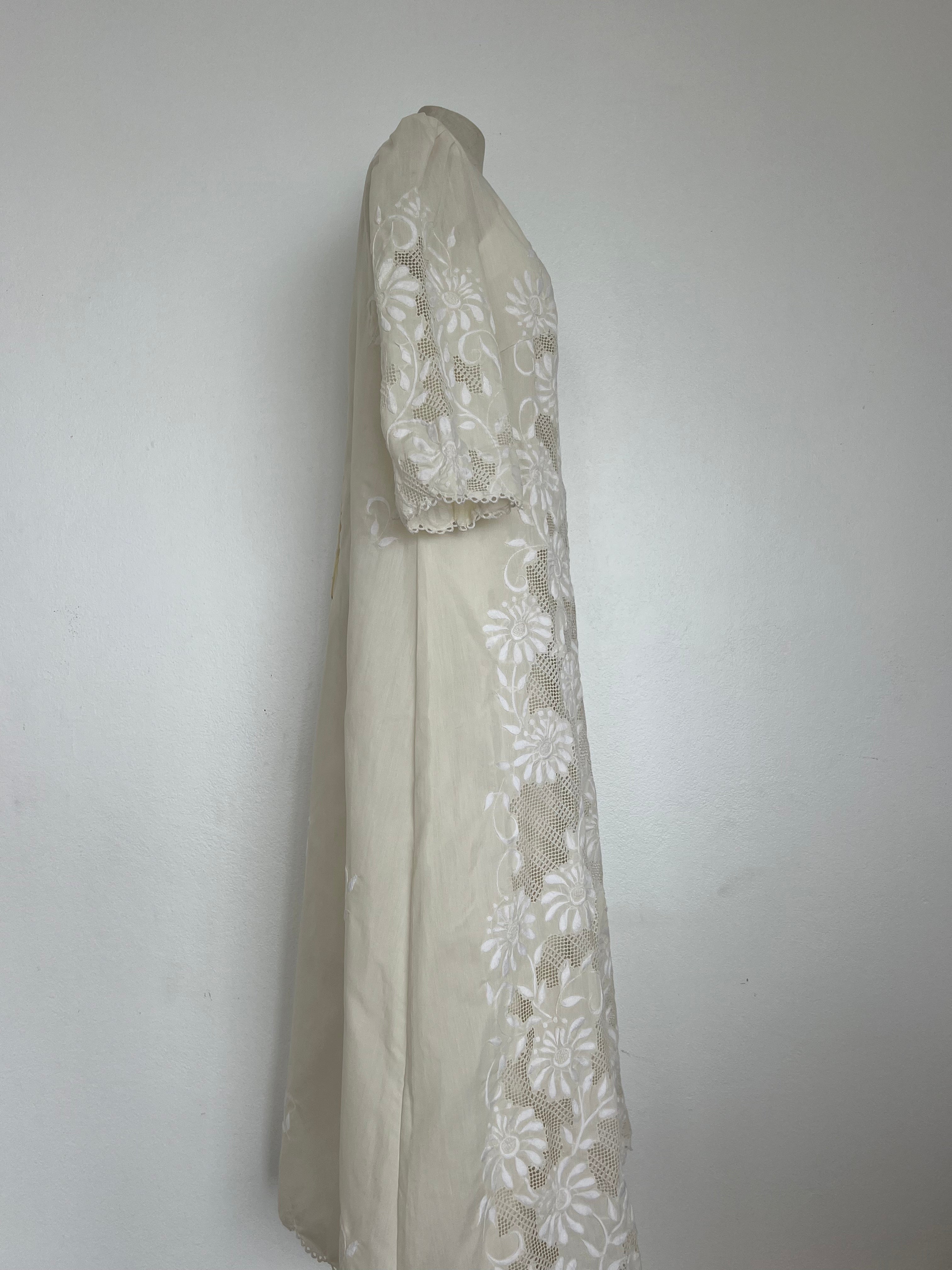 1970s Mexican Embroidered Dress