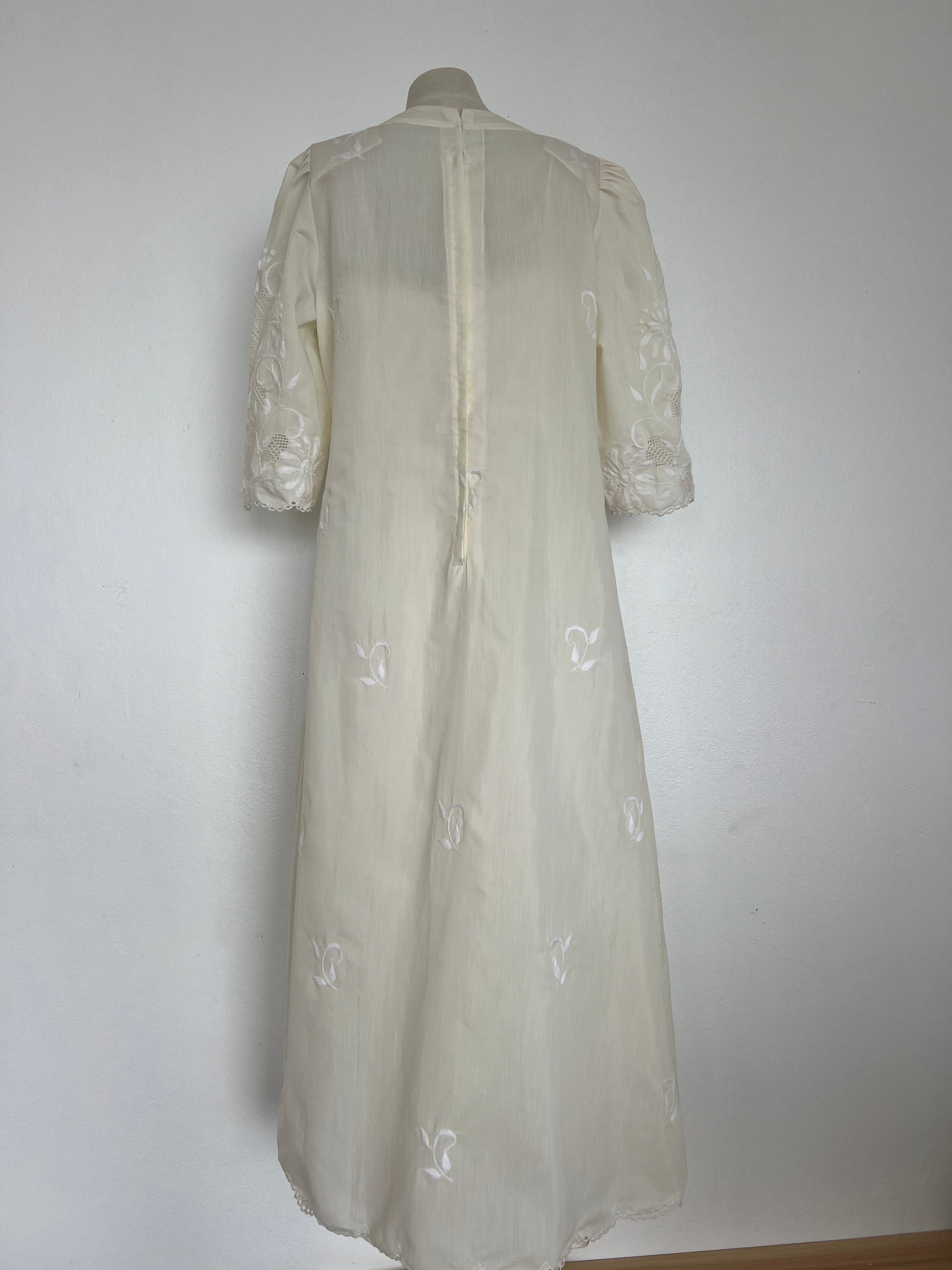 1970s Mexican Embroidered Dress