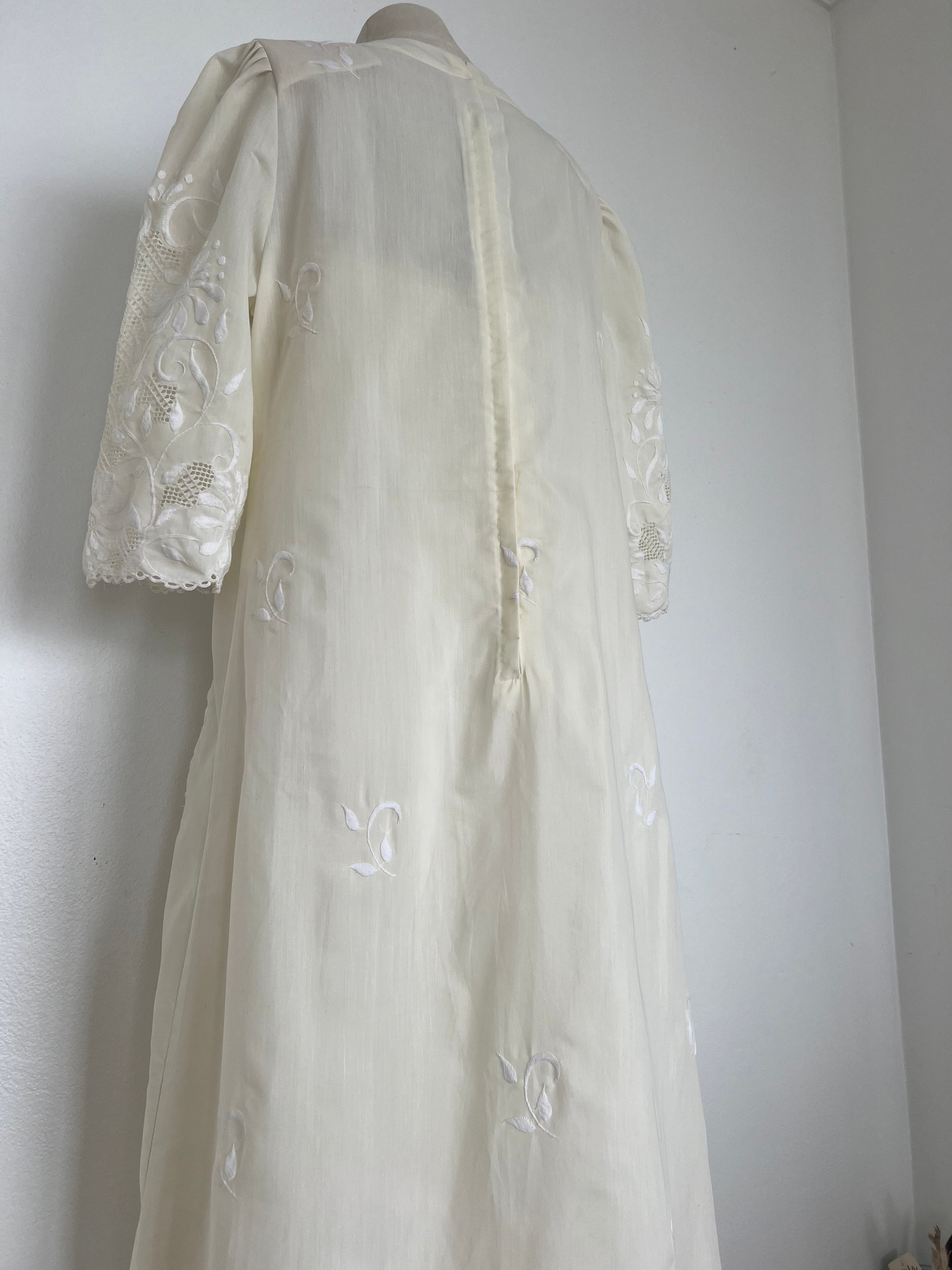 1970s Mexican Embroidered Dress