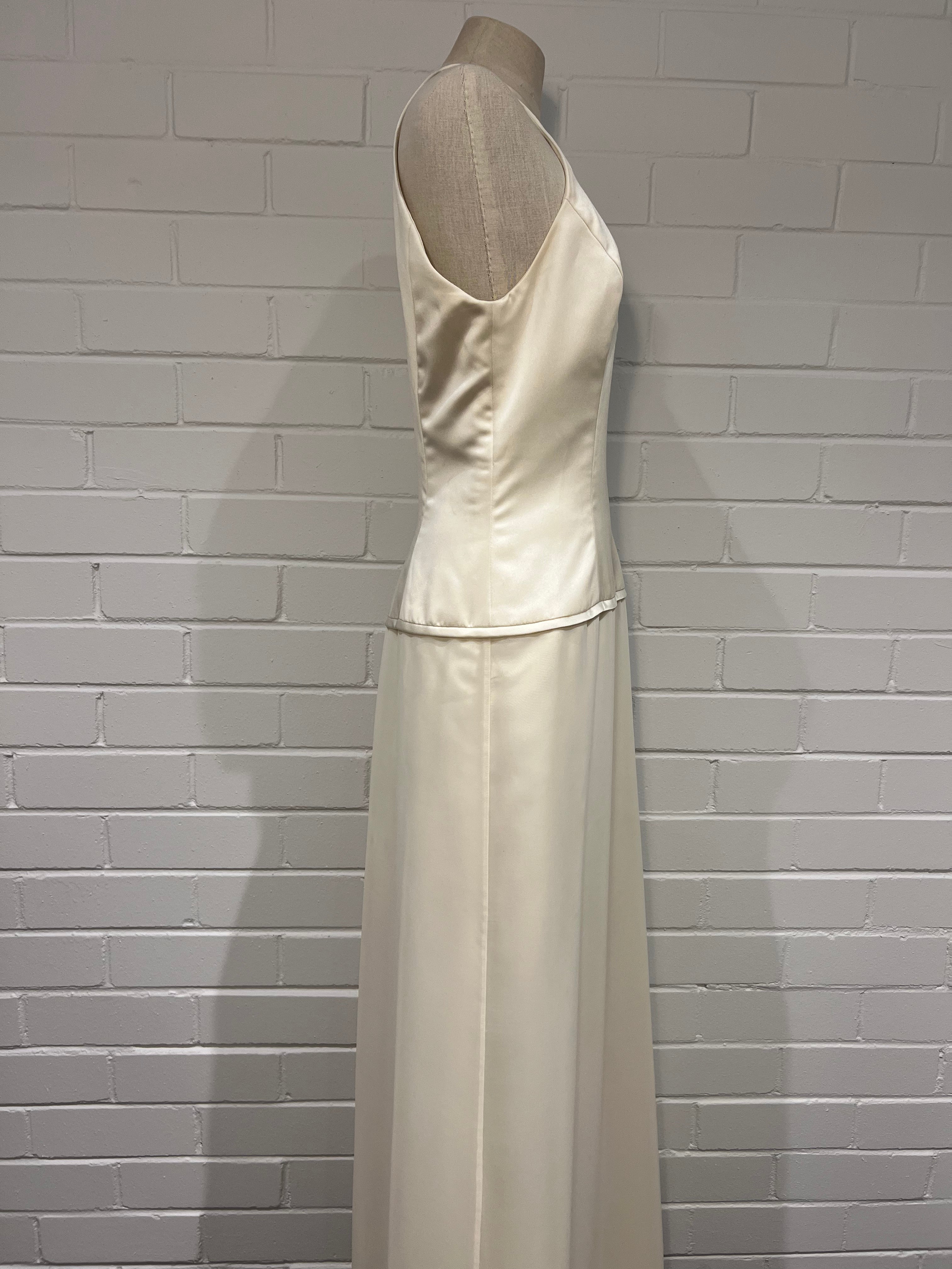 1990s Vera Wang Drop-waist Dress Fruitful Bridal 1990s Vera Wang Drop-waist Dress Fruitful Bridal