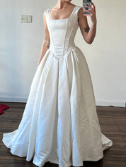 90s Romantic Jean Fox Corset Dress
