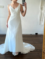2000s Chiffon Beaded Empress Dress