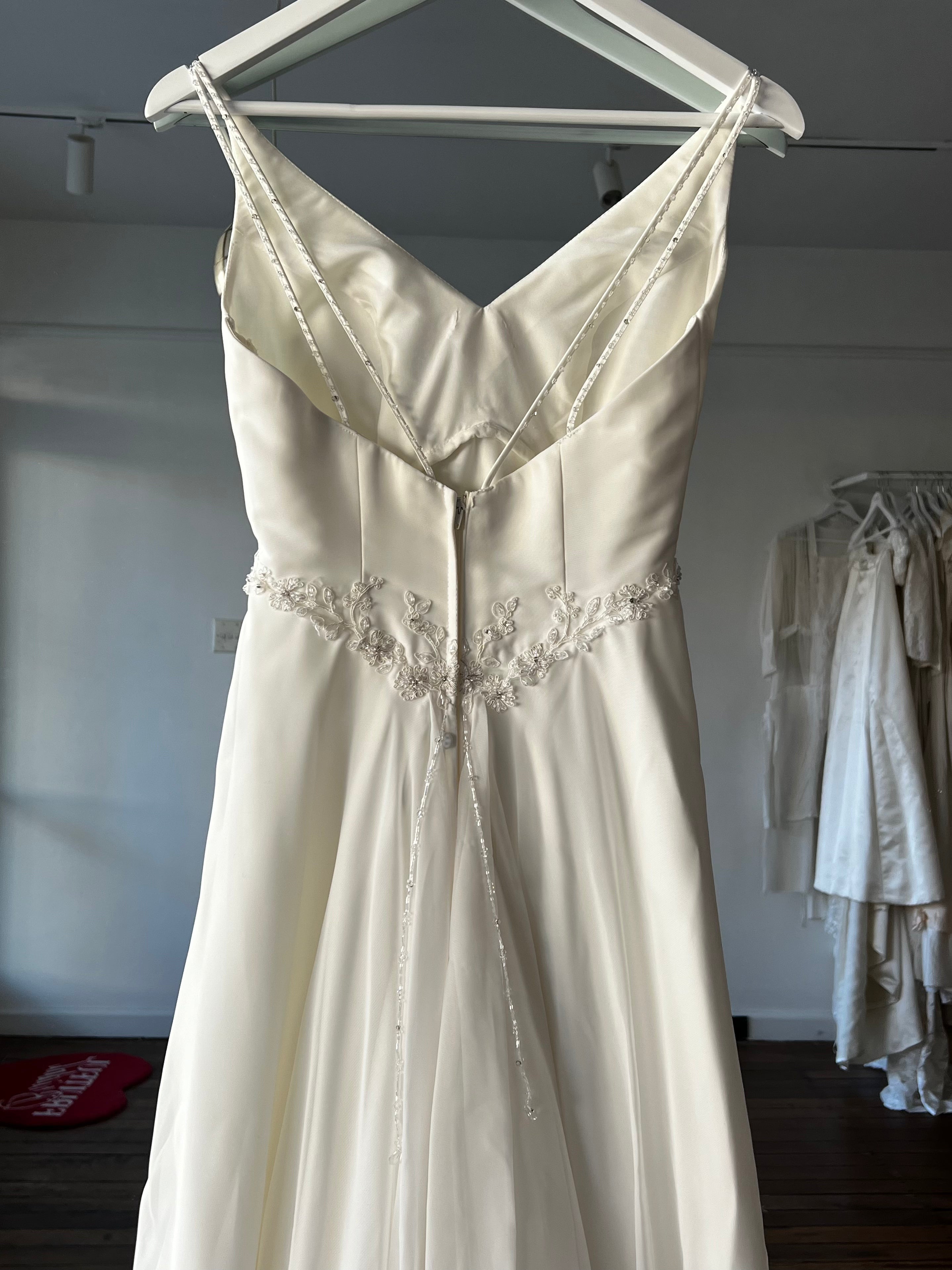 2000s Chiffon Beaded Empress Dress