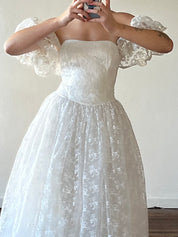 80s Gunne Sax Lace Midi