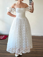 80s Gunne Sax Lace Midi