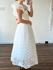 80s Gunne Sax Lace Midi