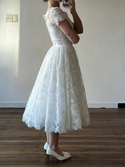 60s Lace Cupcake Midi