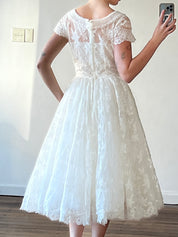 60s Lace Cupcake Midi