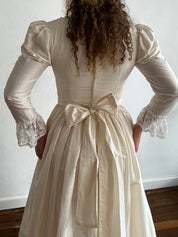 80s Does 1800s Lace Detail Prairie Dress