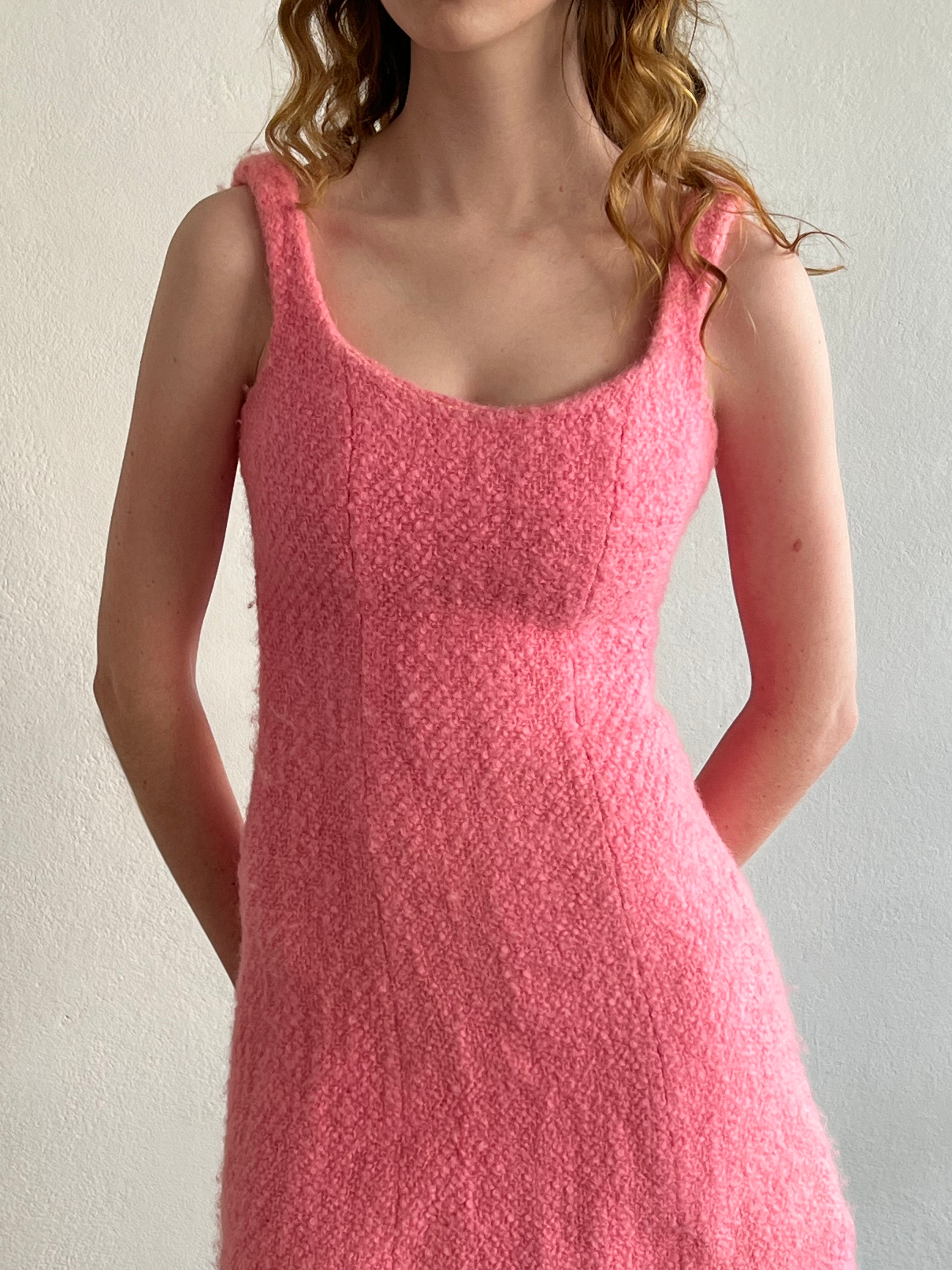 80s Pink Wool Christopher Graf Mini