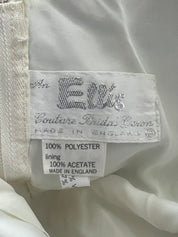 70s Broderie Anglaise Flutter Sleeve Dress