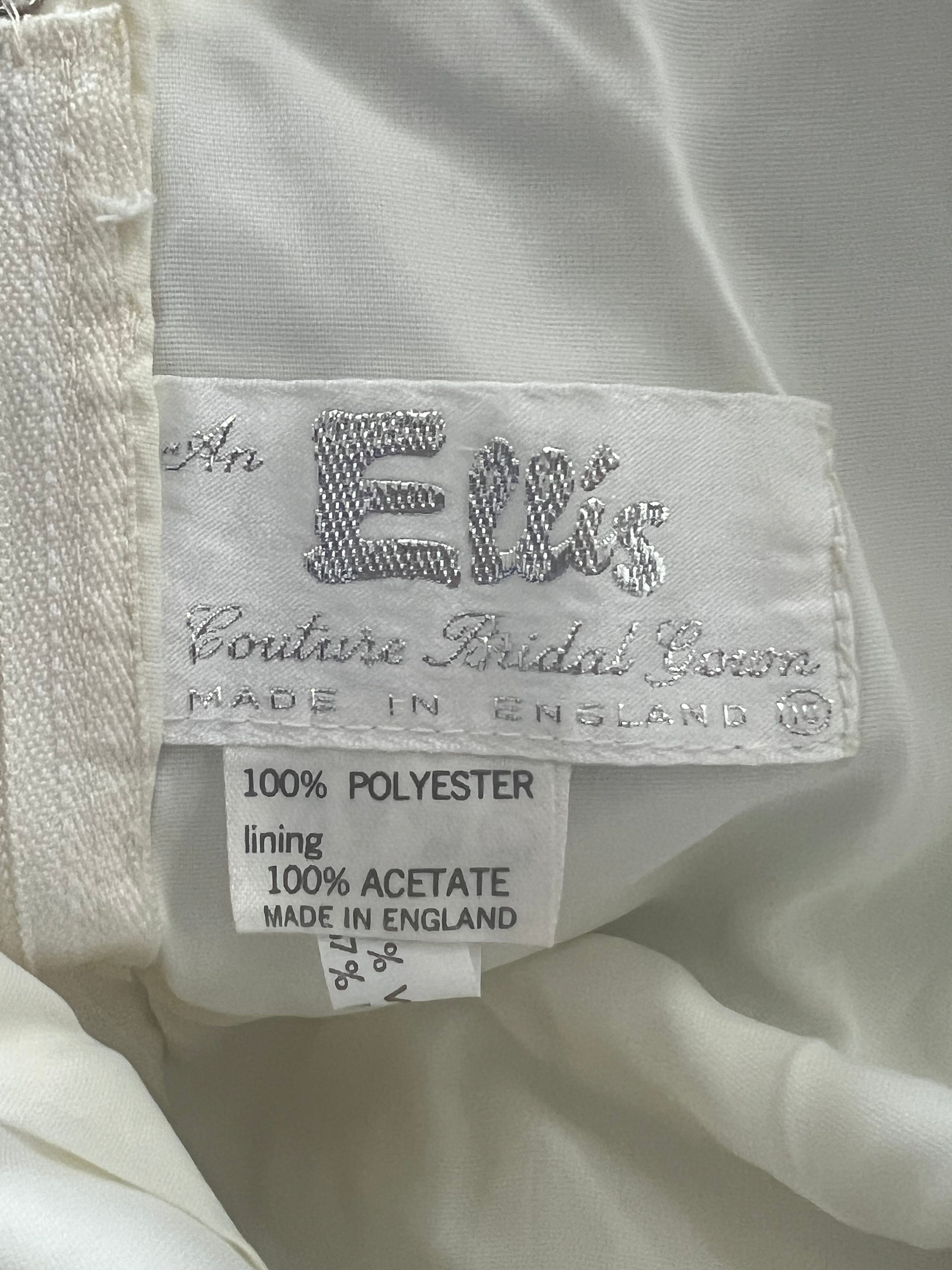 70s Broderie Anglaise Flutter Sleeve Dress