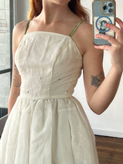 50s Embroidered Blossom Tiered Mini