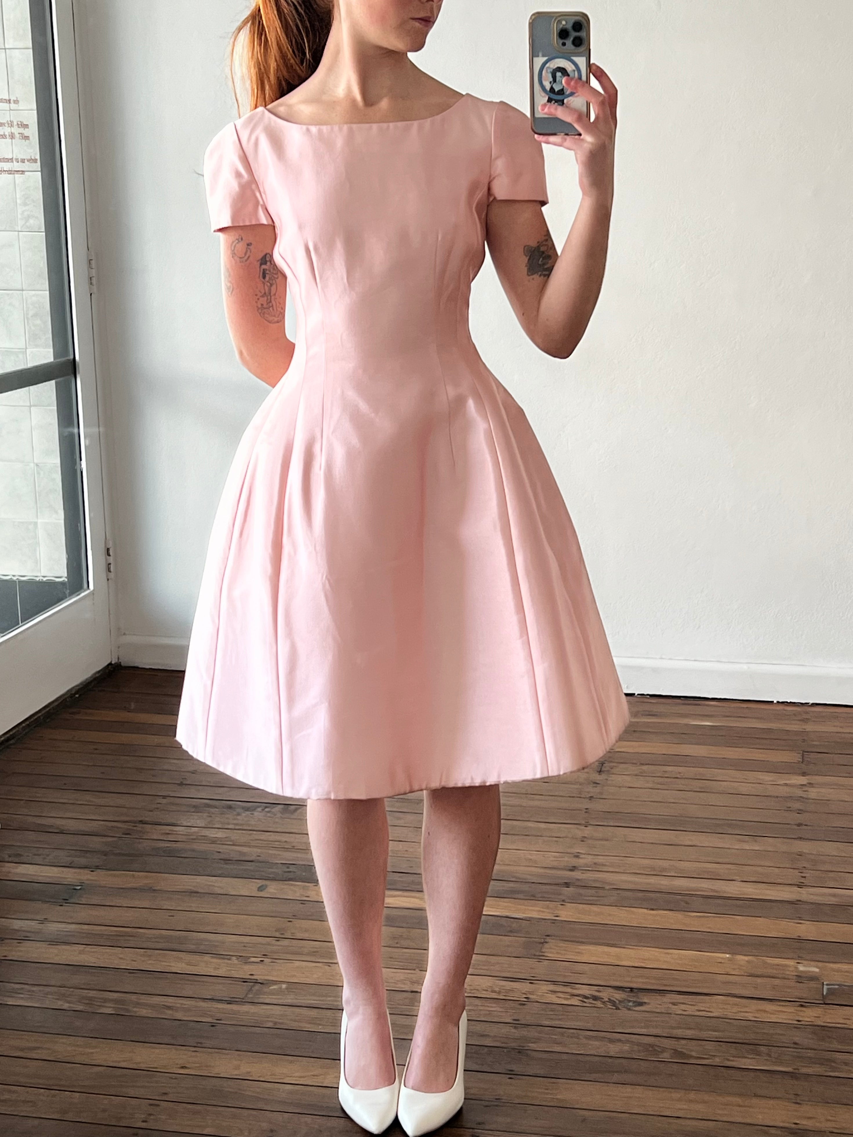 90s Nina Ricci Pink Pannier Mini