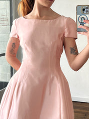 90s Nina Ricci Pink Pannier Mini
