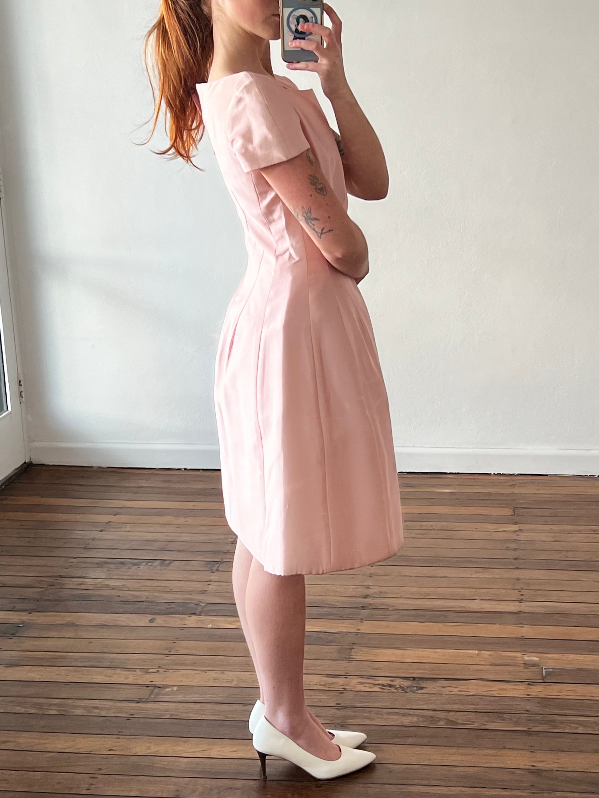 90s Nina Ricci Pink Pannier Mini