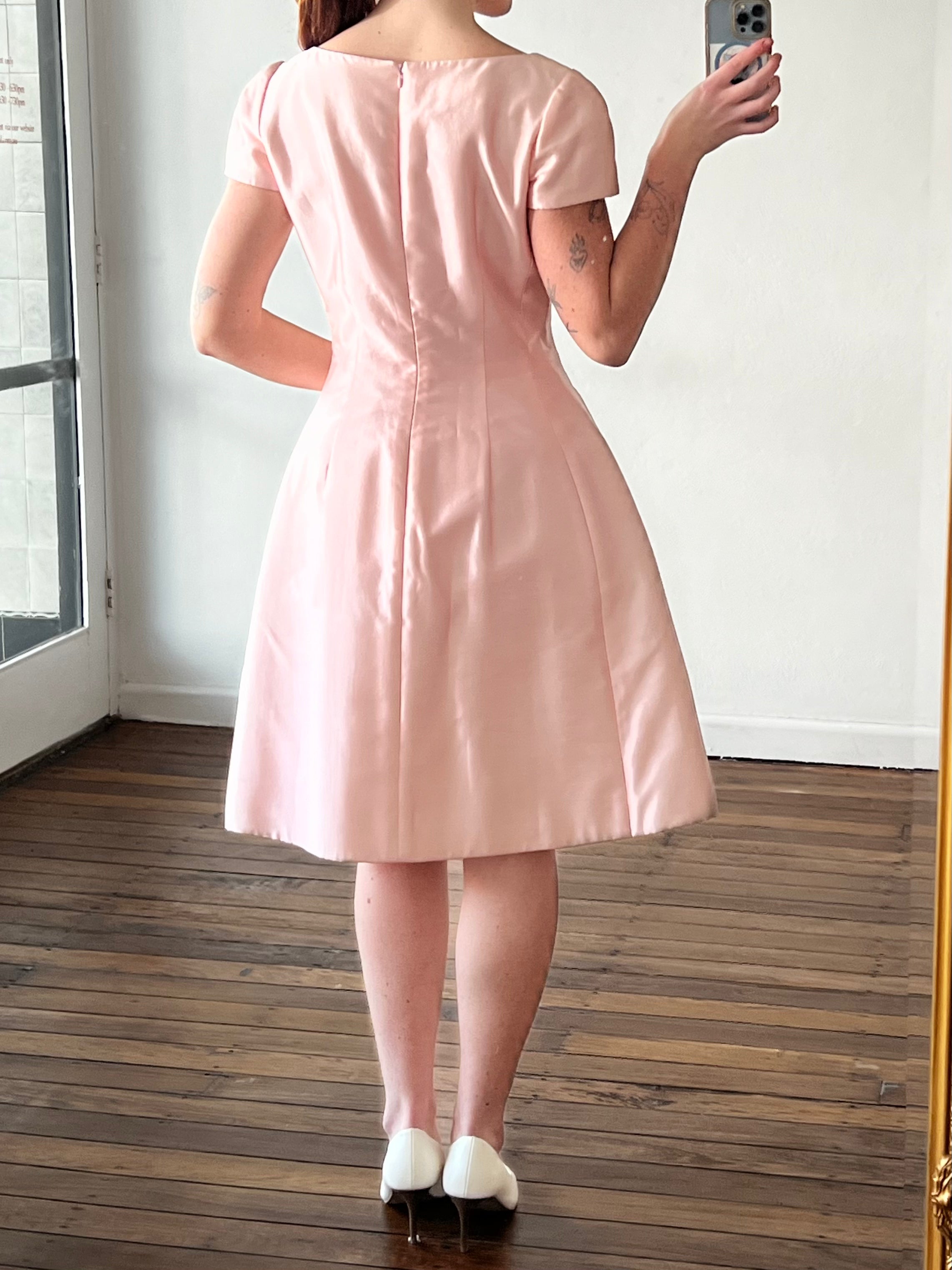 90s Nina Ricci Pink Pannier Mini