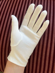 50s Short Art Deco Beaded Short Gloves