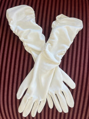 80s Mid Length Ruched Gloves