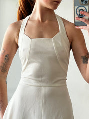 70s Hollywood Glam Halter Dress