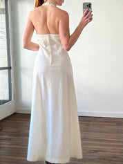 70s Hollywood Glam Halter Dress