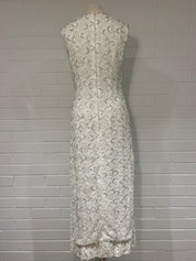 1960s Beaded Lace Sheath Dress