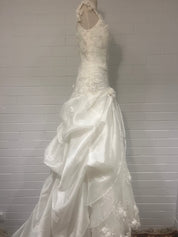 1990s Couture Drop Waist Gown