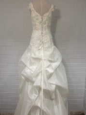 1990s Couture Drop Waist Gown