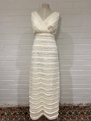 1960s Lace Ruffle Babydoll Dress