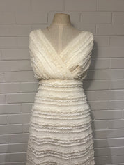 1960s Lace Ruffle Babydoll Dress