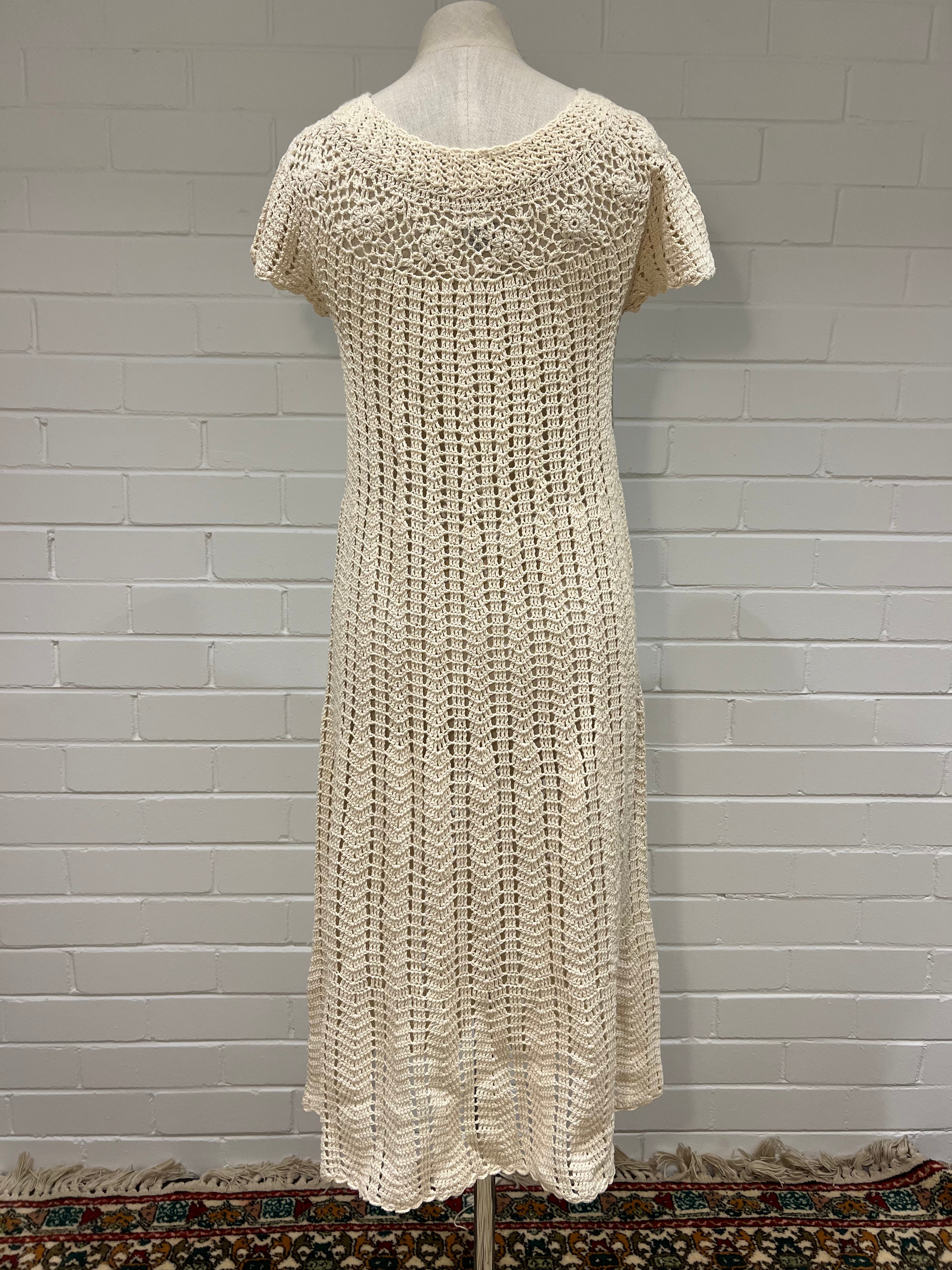 1970s Crochet Dress