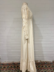 70s Lace Detail Gunne Sax Dress
