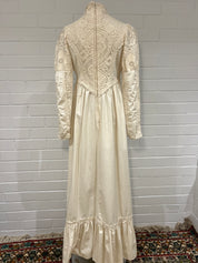70s Lace Detail Gunne Sax Dress