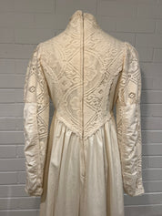 70s Lace Detail Gunne Sax Dress