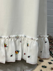 70s Swedish Embroidered Dress