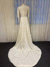 40s Two Piece Embossed Satin Waistcoat Dress