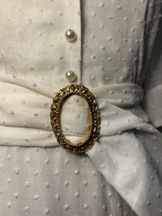 70s Peasant Style Dress with detachable belt