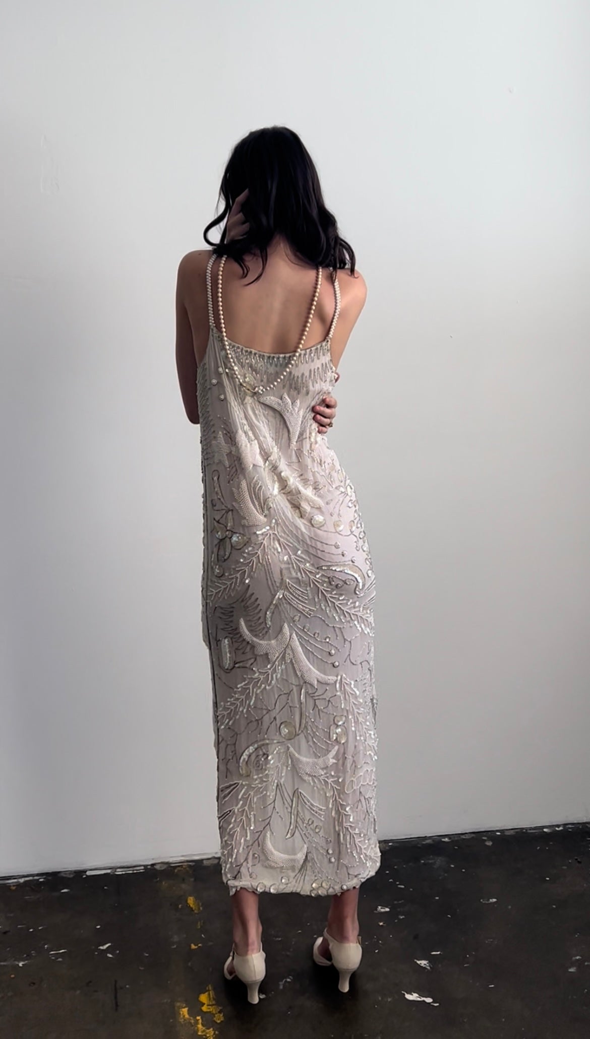 1930s Beaded Slip Dress – Fruitful Bridal 1930s Beaded Slip Dress – Fruitful Bridal