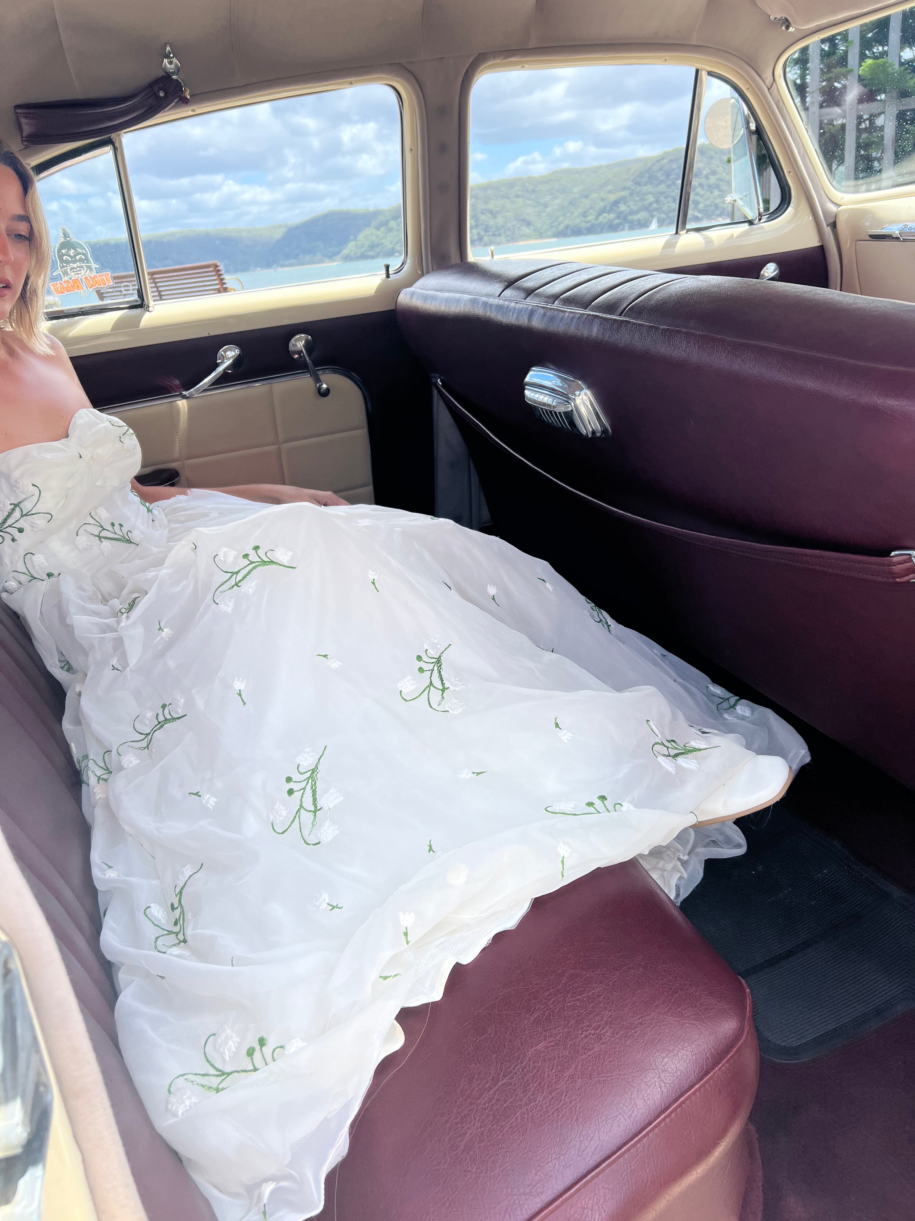 1950s Snowdrop Strapless Corset Dress