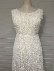 60s Lace Ruffle Shift Dress