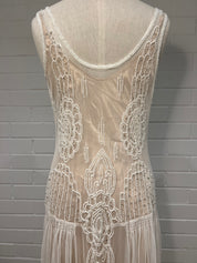 80s Beaded Flapper Dress