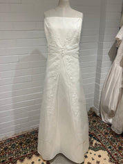 90s Embroidered Spaghetti Strap Dress