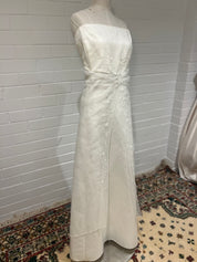 90s Embroidered Spaghetti Strap Dress