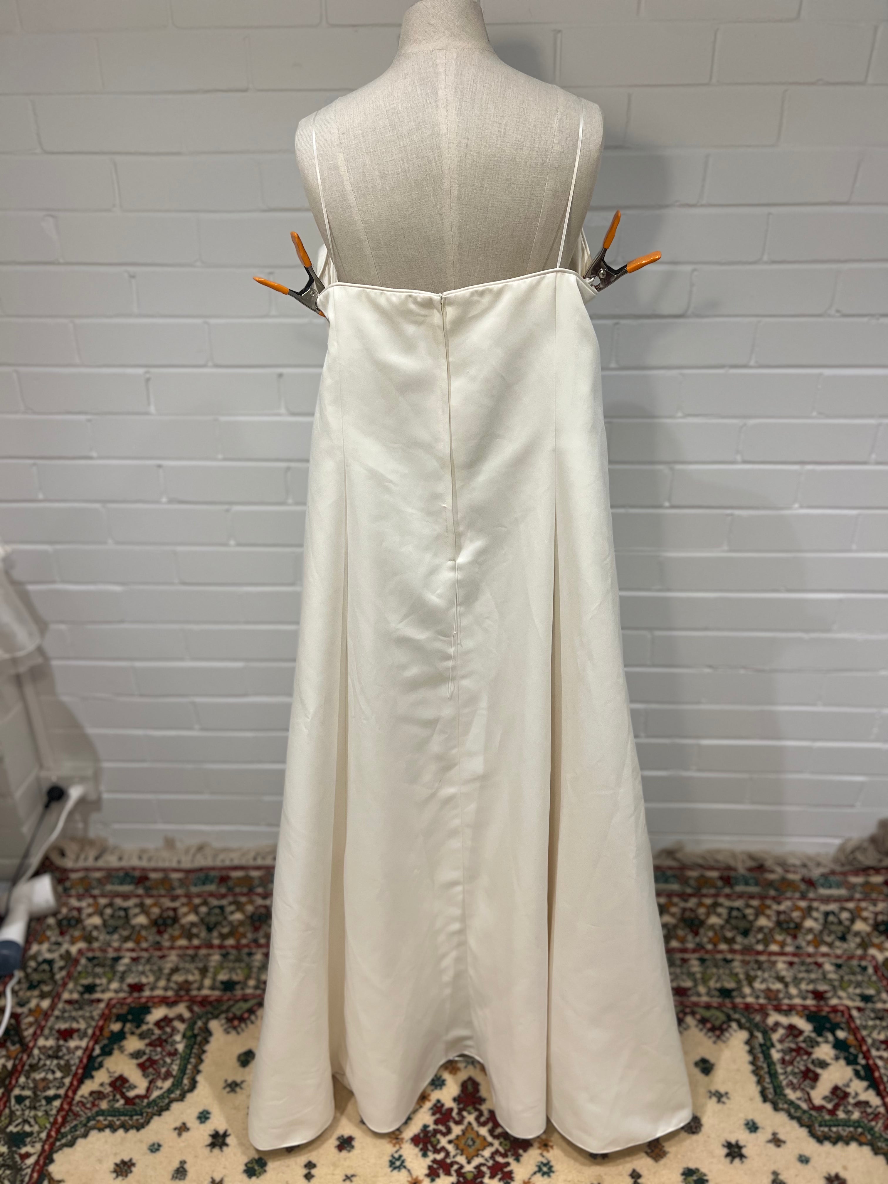 90s Embroidered Spaghetti Strap Dress