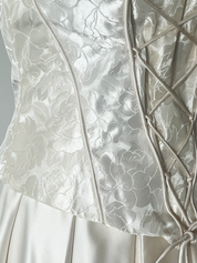 1990s Embossed Satin Corset