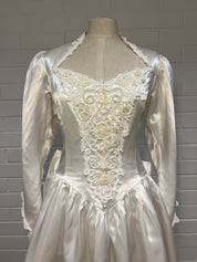 80s Jessica McClintock Short Backless Dress