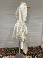 80s Jessica McClintock Short Backless Dress